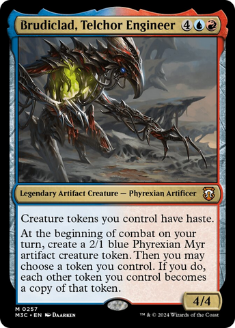 {R} Brudiclad, Telchor Engineer (Ripple Foil) [Modern Horizons 3 Commander][RPF M3C 257]