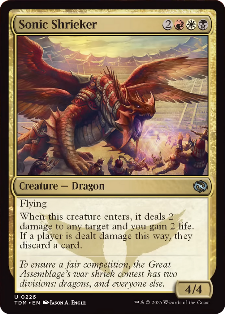 {@C} Sonic Shrieker [Tarkir: Dragonstorm][TDM 226]