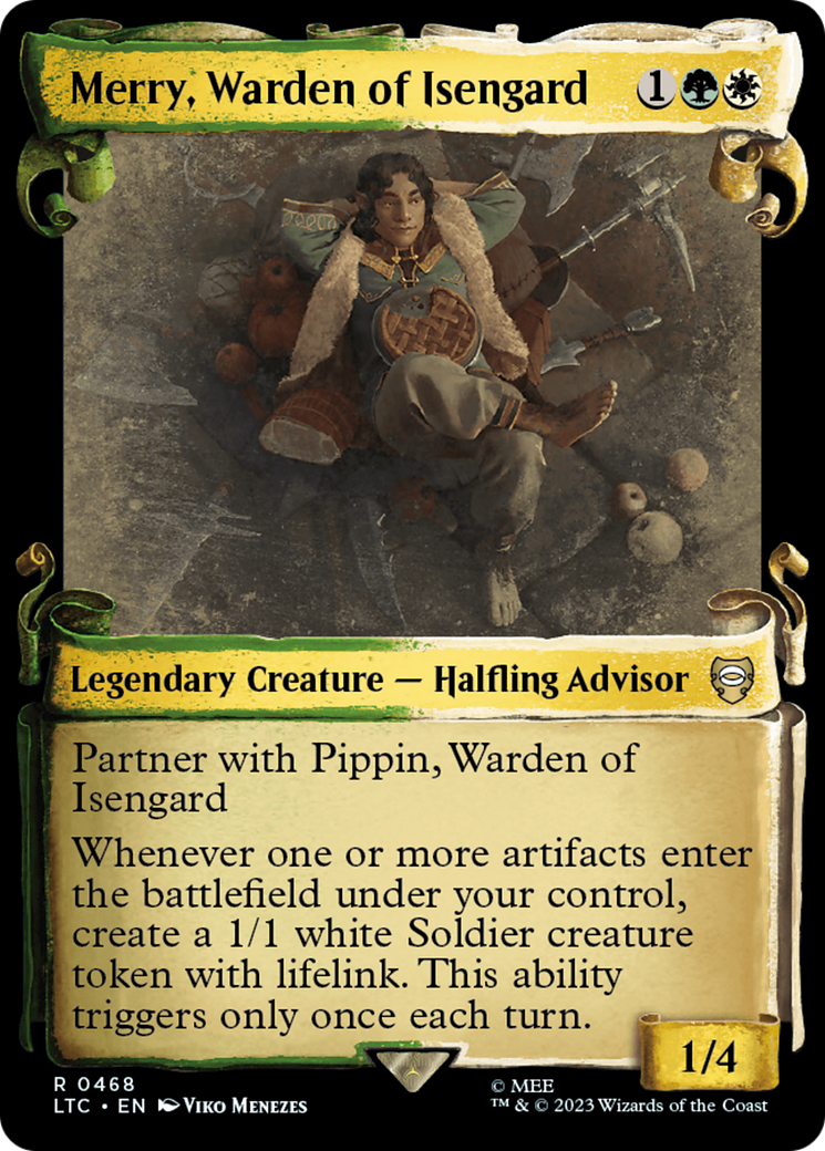 {R} Merry, Warden of Isengard [The Lord of the Rings: Tales of Middle-Earth Commander Showcase Scrolls][LTC 468]