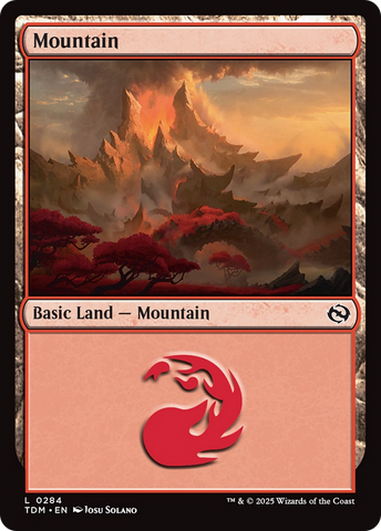 {B} Mountain (0284) [Tarkir: Dragonstorm][TDM 284]