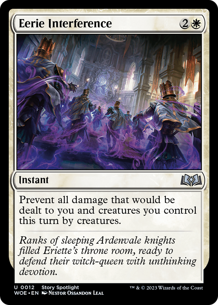 {@C} Eerie Interference [Wilds of Eldraine][WOE 012]