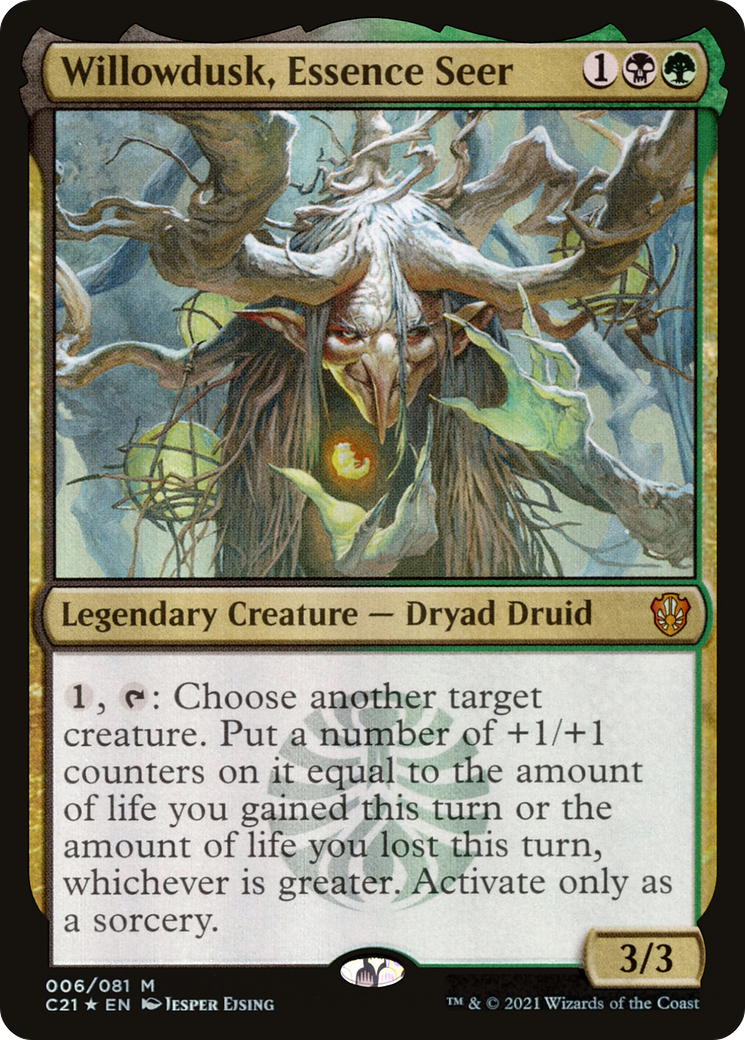 {R} Willowdusk, Essence Seer [Commander 2021][C21 006]