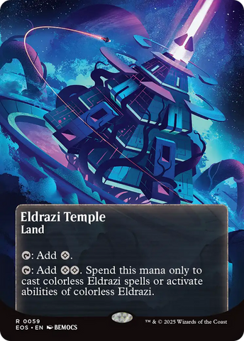{@@ EOC R} Eldrazi Temple (0059) (Poster) [Edge of Eternities: Stellar Sights][EOS 059]