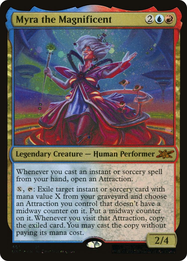 {R} Myra the Magnificent (Galaxy Foil) [Unfinity][UNF 461]