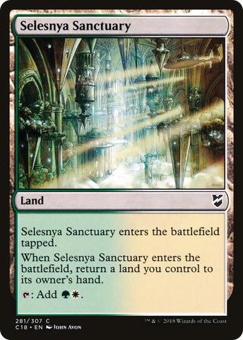 {C} Selesnya Sanctuary [Commander 2018][C18 281]