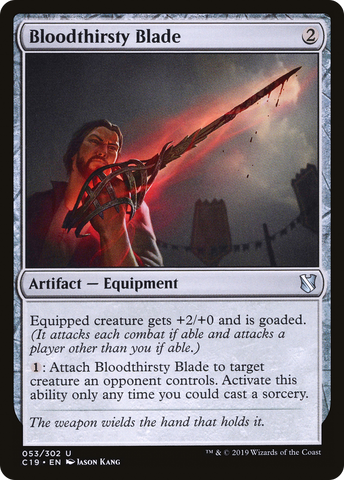 {C} Bloodthirsty Blade [Commander 2019][C19 053]