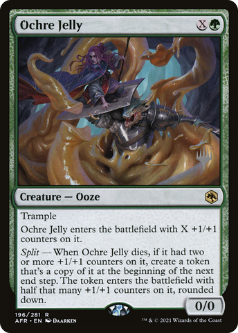 {R} Ochre Jelly (Promo Pack) [Dungeons & Dragons: Adventures in the Forgotten Realms Promos][PP AFR 196]