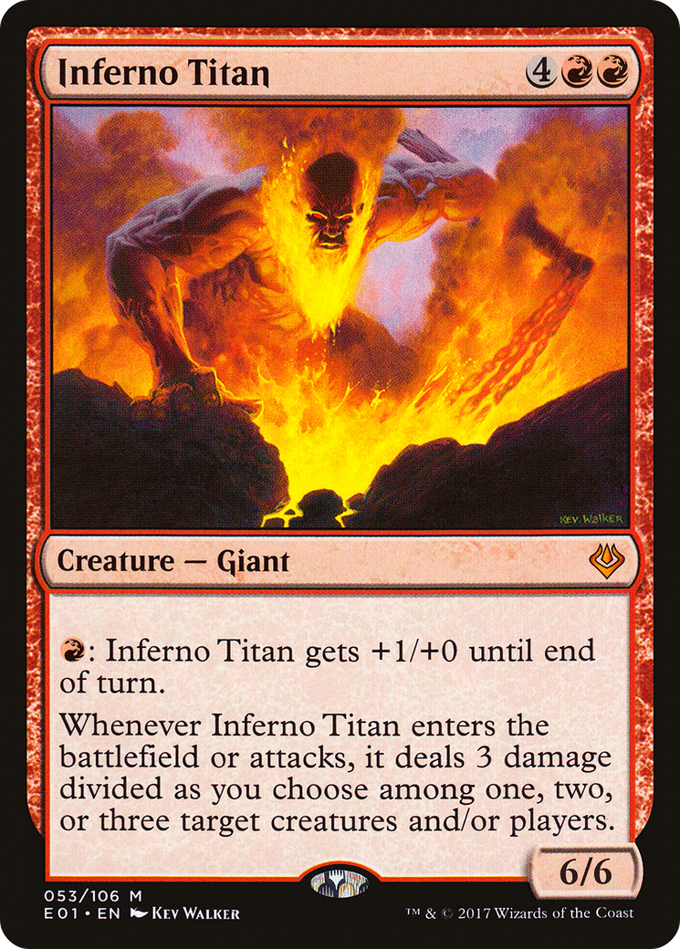 {R} Inferno Titan [Archenemy: Nicol Bolas][E01 053]
