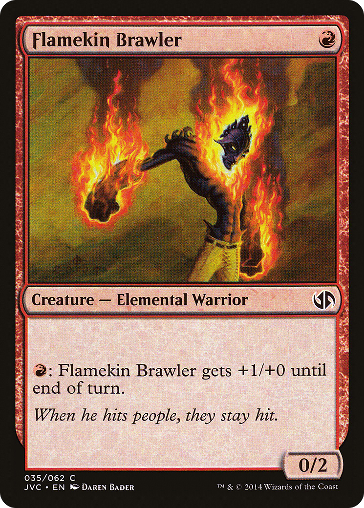 {C} Flamekin Brawler [Duel Decks Anthology][JVC 035]