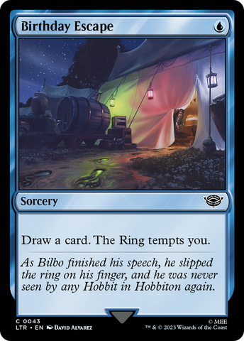 {C} Birthday Escape [The Lord of the Rings: Tales of Middle-Earth][LTR 043]