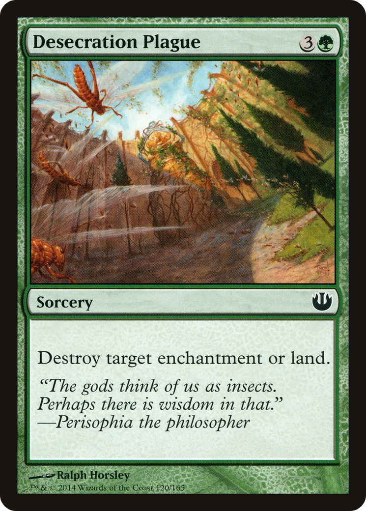 {C} Desecration Plague [Journey into Nyx][JOU 120]
