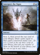 {C} Interpret the Signs [Commander Legends][CMR 075]