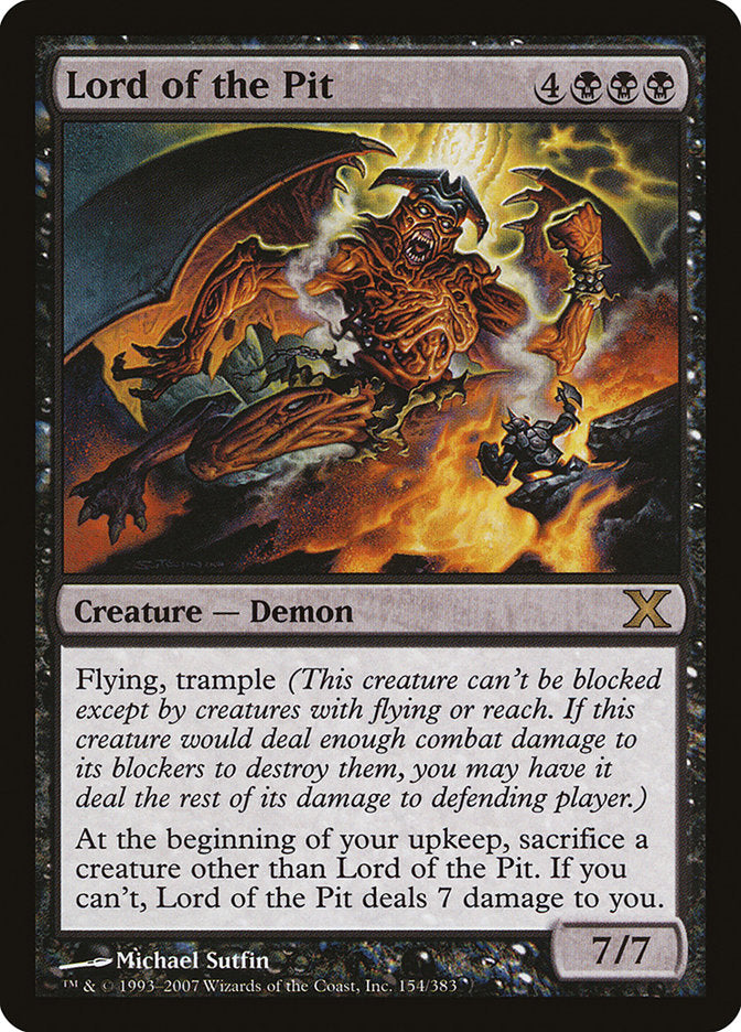 {R} Lord of the Pit [Tenth Edition][10E 154]