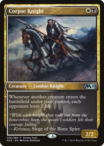 {C} Corpse Knight (Promo Pack) [Core Set 2020 Promos][PP M20 206]