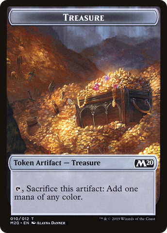 {T} Treasure Token [Core Set 2020 Tokens][TM20 010]