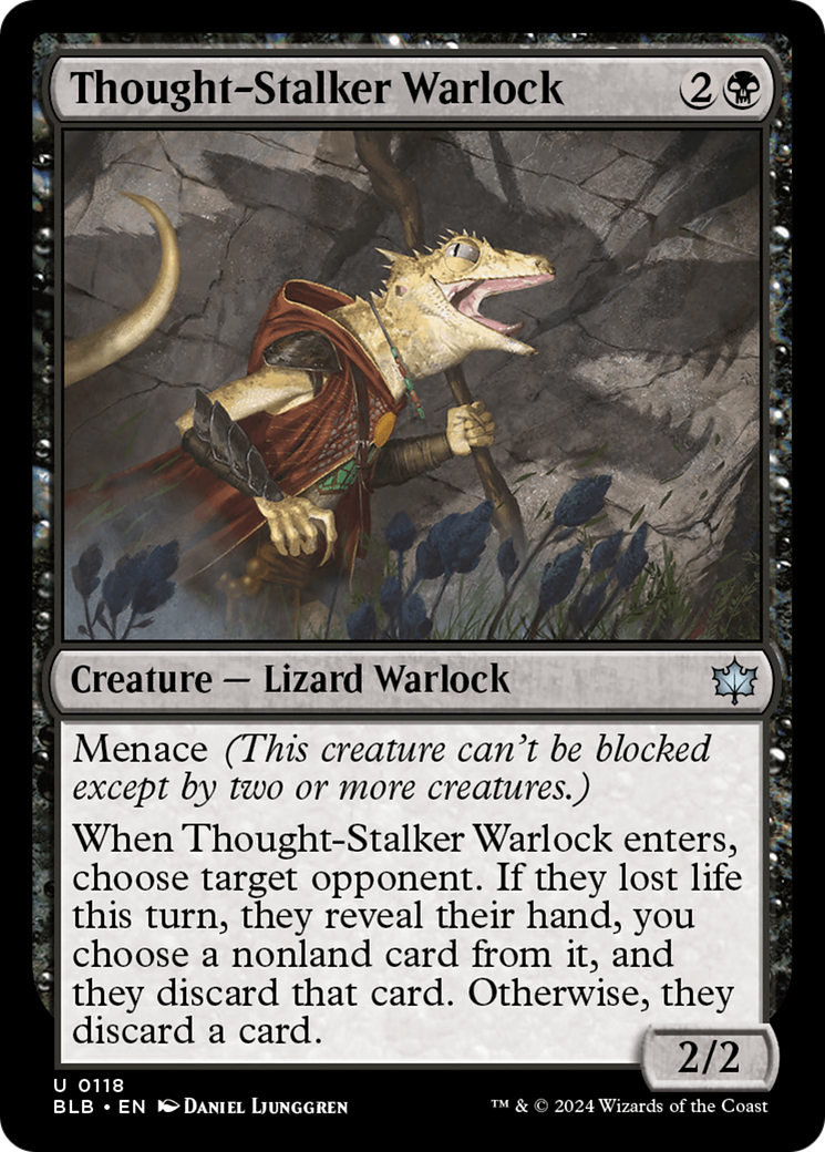{@C} Thought-Stalker Warlock [Bloomburrow][BLB 118]