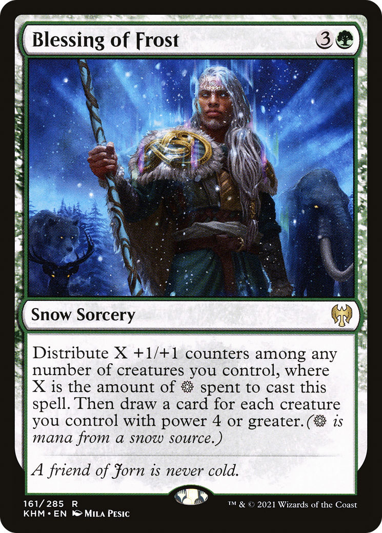 {R} Blessing of Frost [Kaldheim][KHM 161]