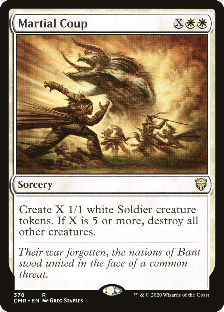 {R} Martial Coup [Commander Legends][CMR 378]
