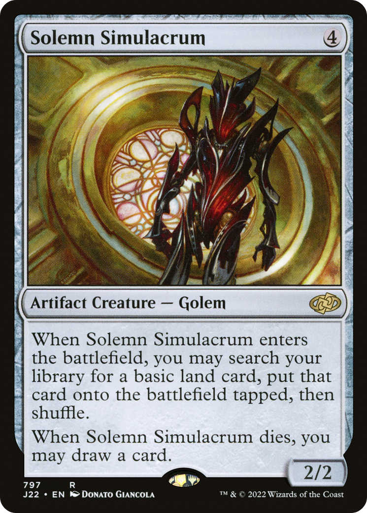 {R} Solemn Simulacrum [Jumpstart 2022][J22 797]