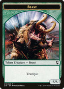 {T} Mask // Beast (014) Double-sided Token [Commander 2018 Tokens][TC18 004]