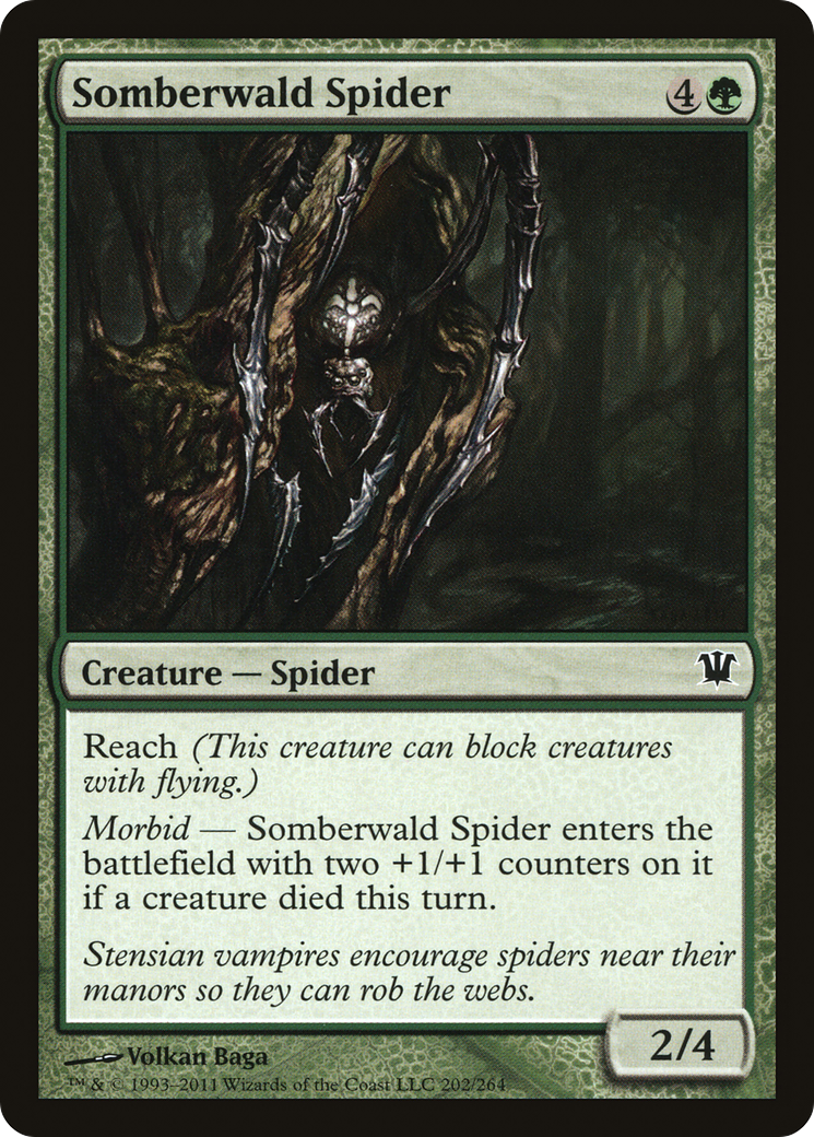 {C} Somberwald Spider [Innistrad][ISD 202]