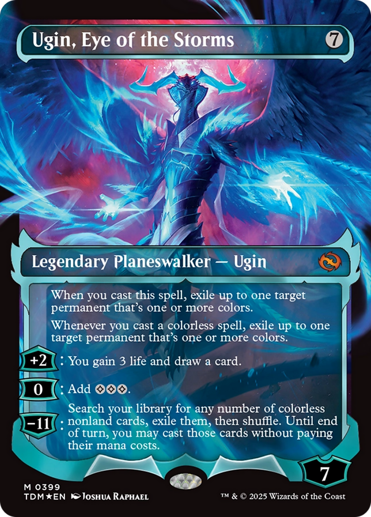 {@R} Ugin, Eye of the Storms (Showcase) [Tarkir: Dragonstorm][TDM 399]