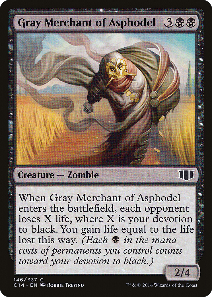 {C} Gray Merchant of Asphodel [Commander 2014][C14 146]