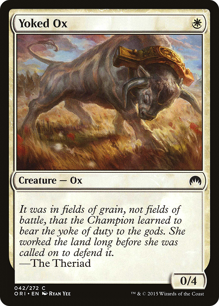 {C} Yoked Ox [Magic Origins][ORI 042]