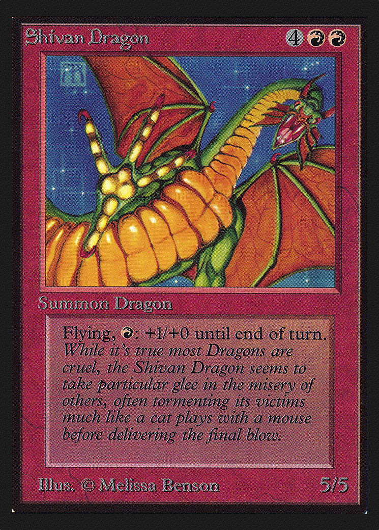 {R} Shivan Dragon [International CollectorsÃ¢Â€Â™ Edition][GB CEI 175]