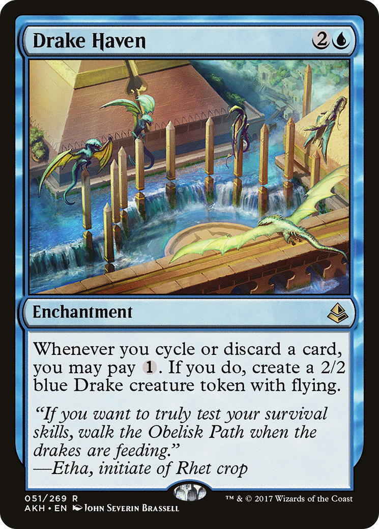 {R} Drake Haven [Amonkhet][AKH 051] - Misty Mountain Games