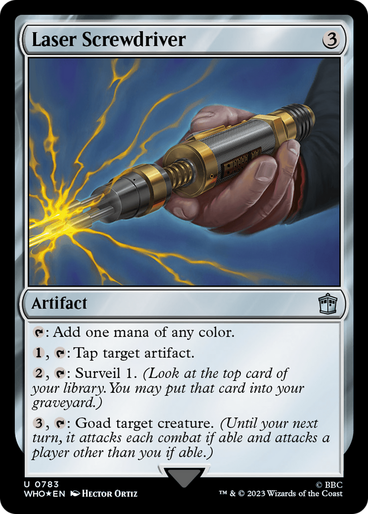 {C} Laser Screwdriver (Surge Foil) [Doctor Who][WHO 783]