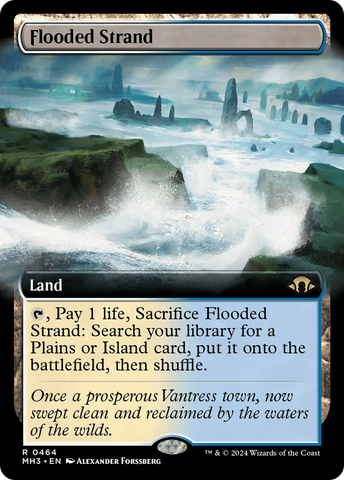 {R} Flooded Strand (Extended Art) [Modern Horizons 3][MH3 464]