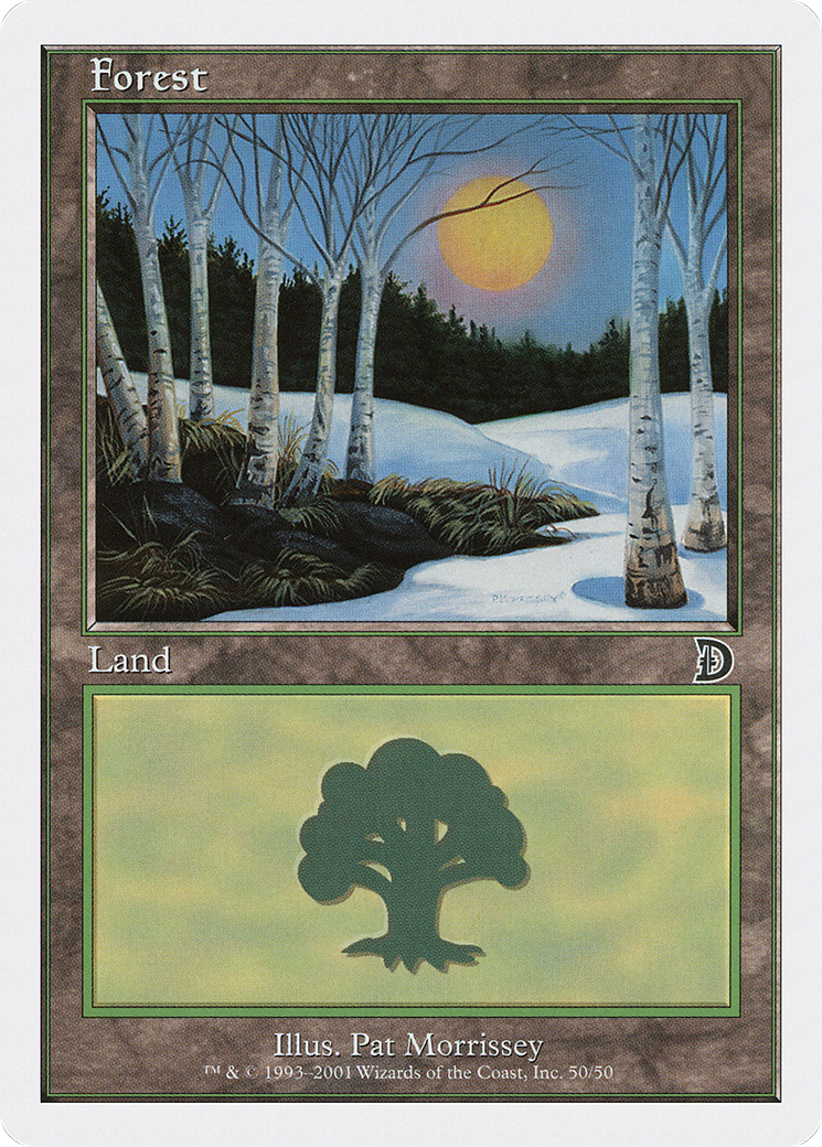 {B}[DKM 050] Forest (50) [Deckmasters]