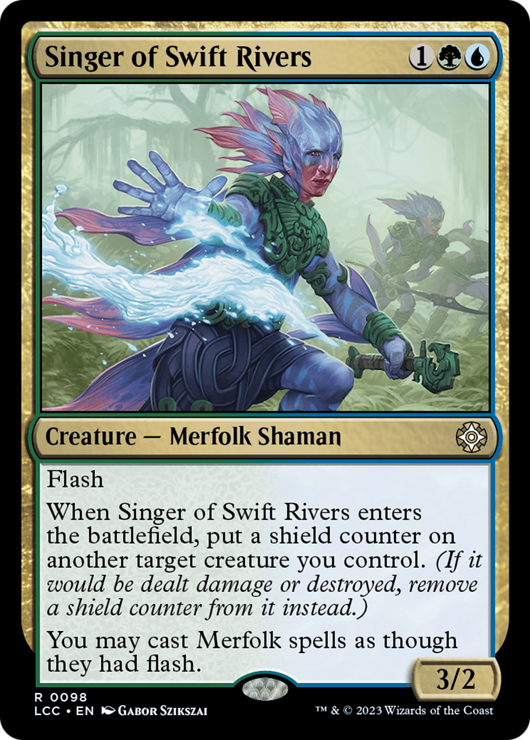 {R} Singer of Swift Rivers [The Lost Caverns of Ixalan Commander][LCC 098]