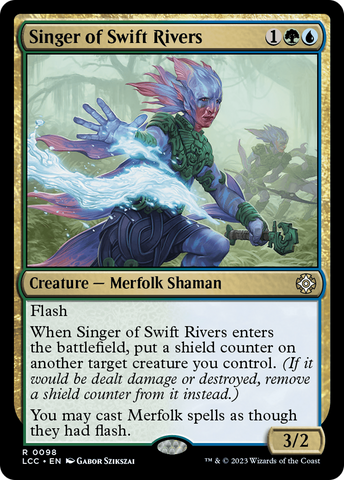 {R} Singer of Swift Rivers [The Lost Caverns of Ixalan Commander][LCC 098]