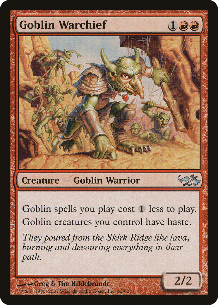 {C} Goblin Warchief [Duel Decks: Elves vs. Goblins][DDA 042]