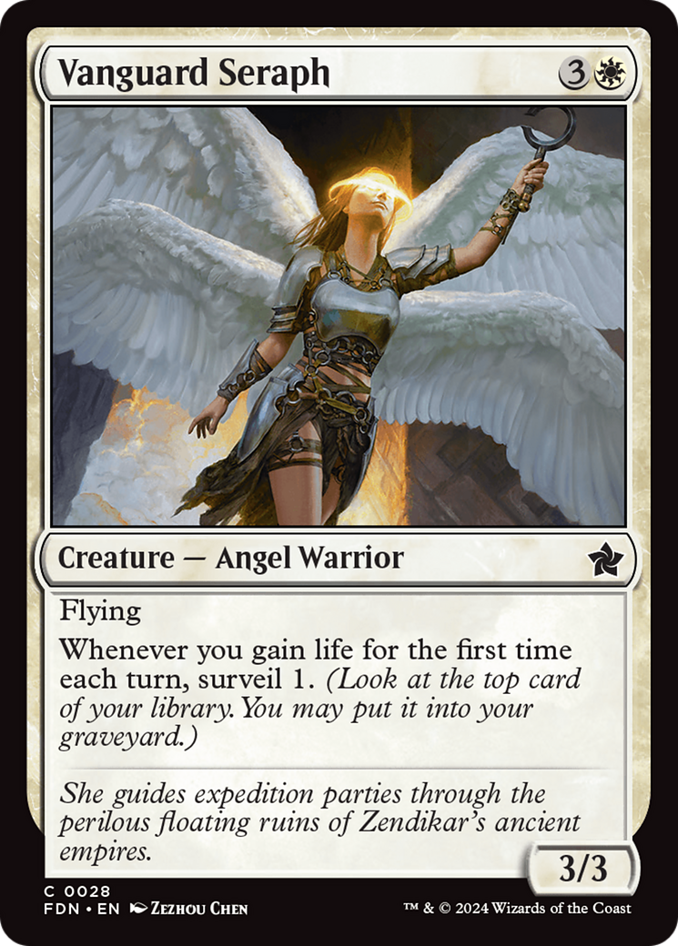 {@C} Vanguard Seraph [Foundations][FDN 028]