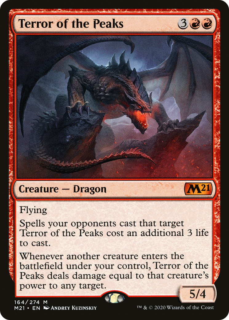 {R} Terror of the Peaks [Core Set 2021][M21 164]
