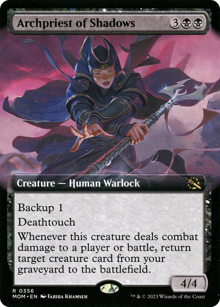 {R} Archpriest of Shadows (Extended Art) [March of the Machine][MOM 356]