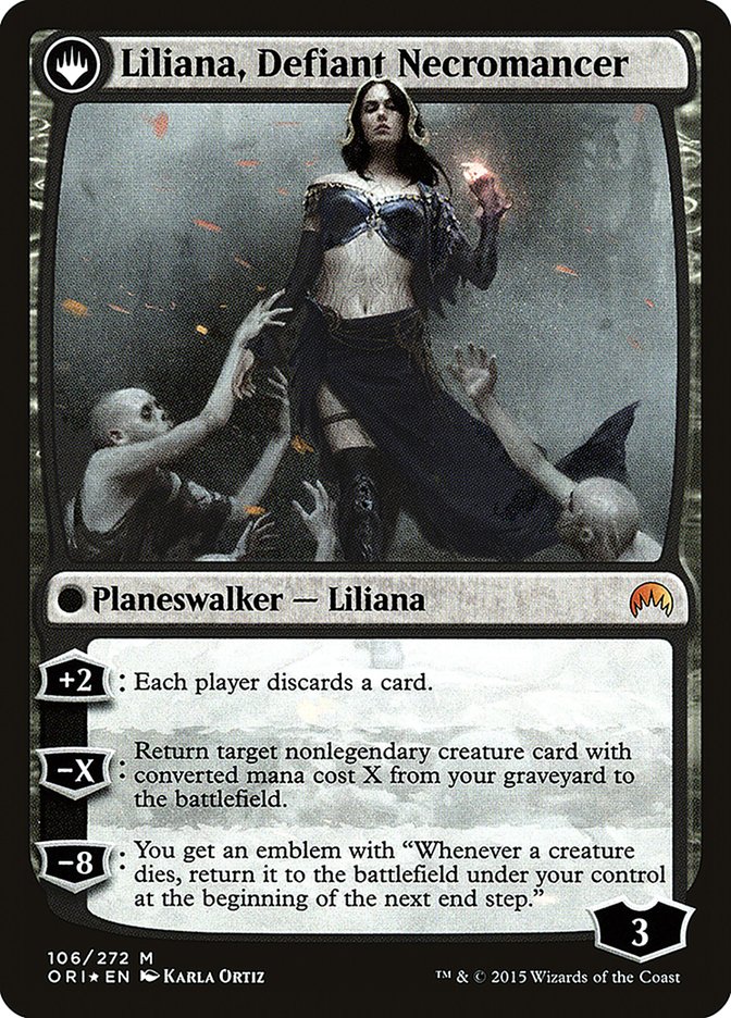 {R} Liliana, Heretical Healer // Liliana, Defiant Necromancer [Magic Origins Prerelease Promos][PR ORI 106] - Misty Mountain Games