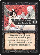 {F} Sacrifice [Foreign Black Border][FBB 3ED 126]