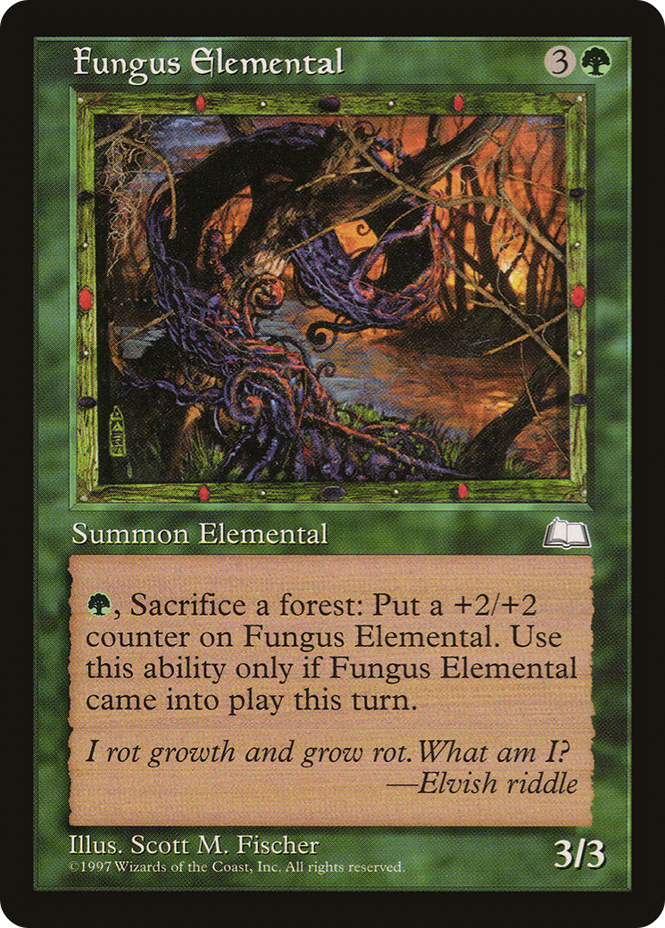 {R} Fungus Elemental [Weatherlight][WTH 128] - Misty Mountain Games
