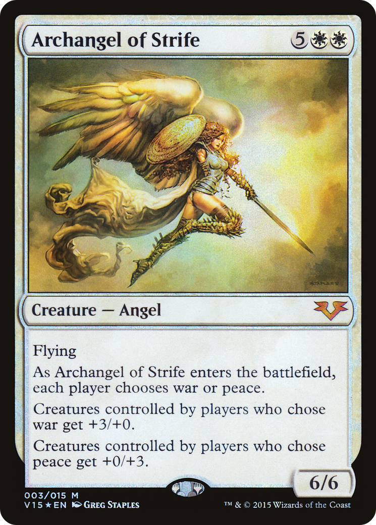 {R} Archangel of Strife [From the Vault: Angels][V15 003] - Misty Mountain Games