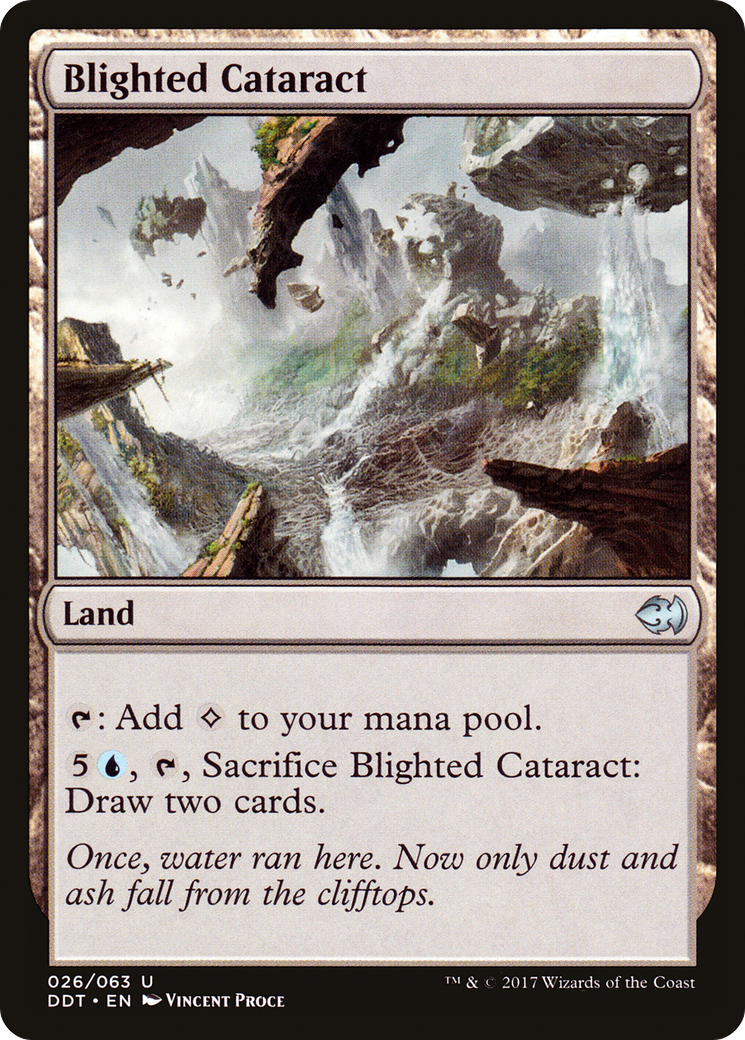 {C} Blighted Cataract [Duel Decks: Merfolk vs. Goblins][DDT 026]