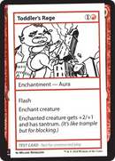 {C} Toddler's Rage [Mystery Booster 2 Playtest Cards][MB2 PLAYTEST]