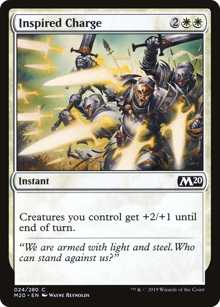 {C} Inspired Charge [Core Set 2020][M20 024]
