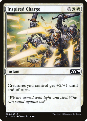 {C} Inspired Charge [Core Set 2020][M20 024]