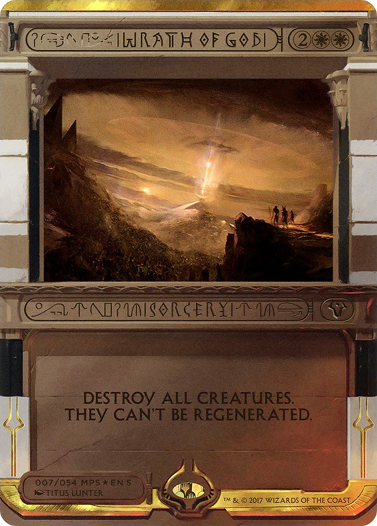 {R} Wrath of God (Invocation) [Amonkhet Invocations][MP2 007] - Misty Mountain Games