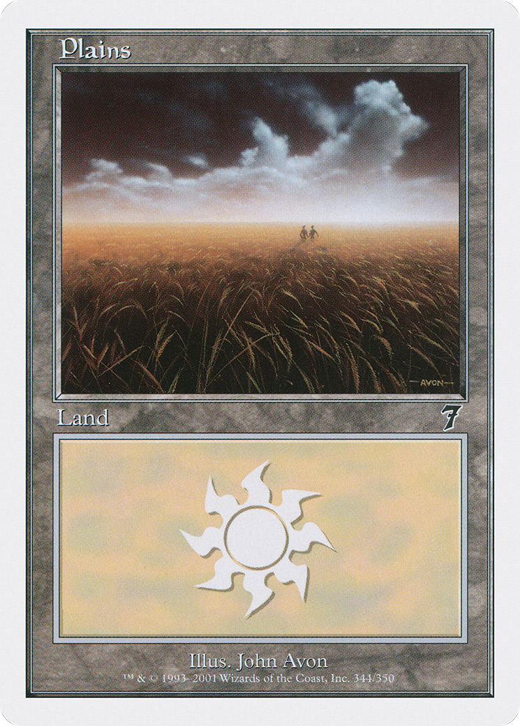 {B}[7ED 344] Plains (344) [Seventh Edition]