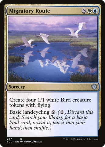 {C} Migratory Route [Starter Commander Decks][SCD 237]